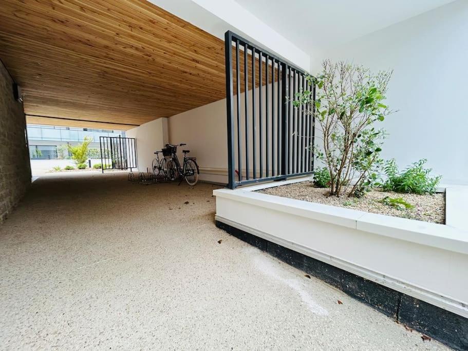 L'Hermine Terrasse Et Parking, 500 Plage Конкарно Екстериор снимка